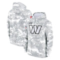 Punc W.Commanders Arctic Camo Limited Salute to Service Pullover Hoodies Game Blank Player Stitched Jerseys