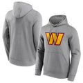 Punc W.Commanders Gray LOGO Pullover Hoodies Game Blank Player Stitched Jerseys