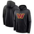 Punc W.Commanders Gray Pullover Hoodies Game Blank Player Stitched Jerseys
