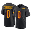 Punc W.Commanders #0 Mike Sainristil Player Black Home Game Stitched Jerseys