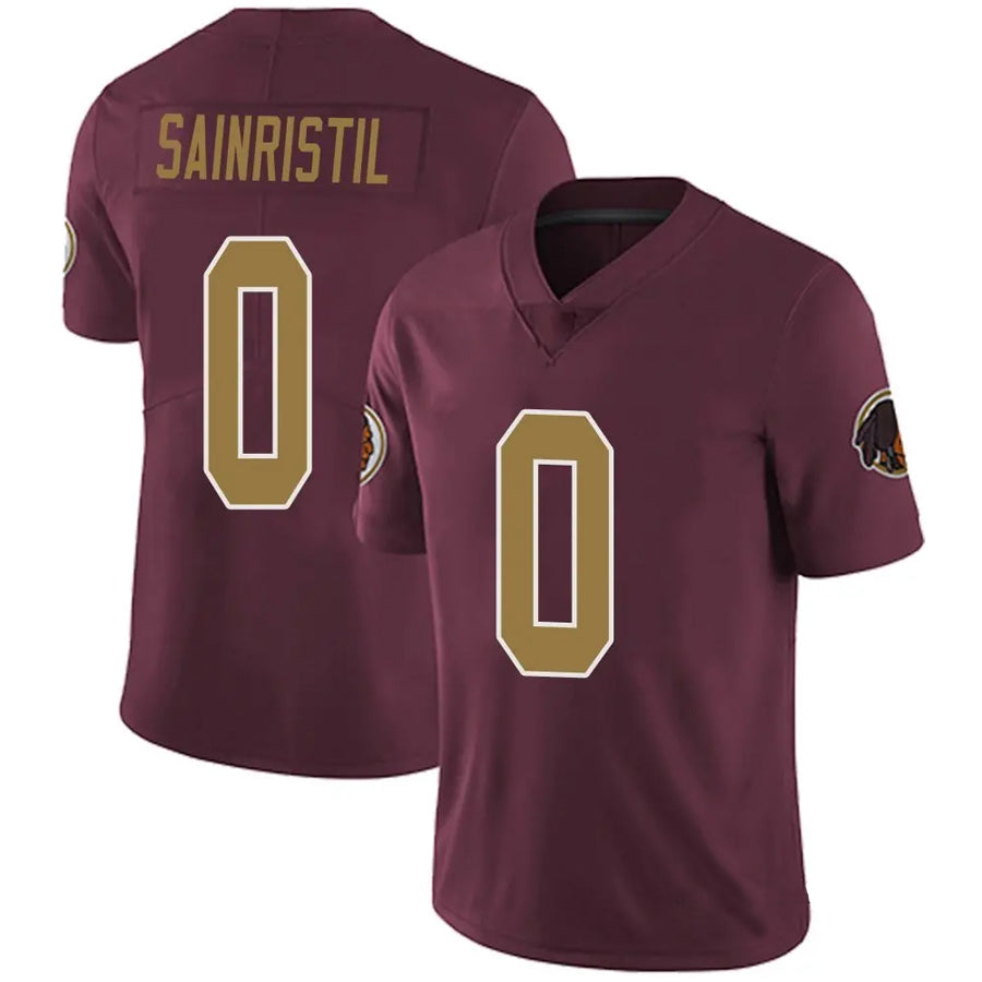 Punc W.Commanders #0 Mike Sainristil Player Burgundy Alternate Vapor Untouchable Limited  Stitched Jerseys