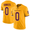 Punc W.Commanders #0 Mike Sainristil Player Gold Vapor Limited Stitched Jerseys