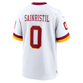 Punc W.Commanders #0 Mike Sainristil Player White Game Stitched Jerseys