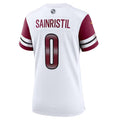 Punc W.Commanders #0 Mike Sainristil Player White Home Game Stitched Jerseys