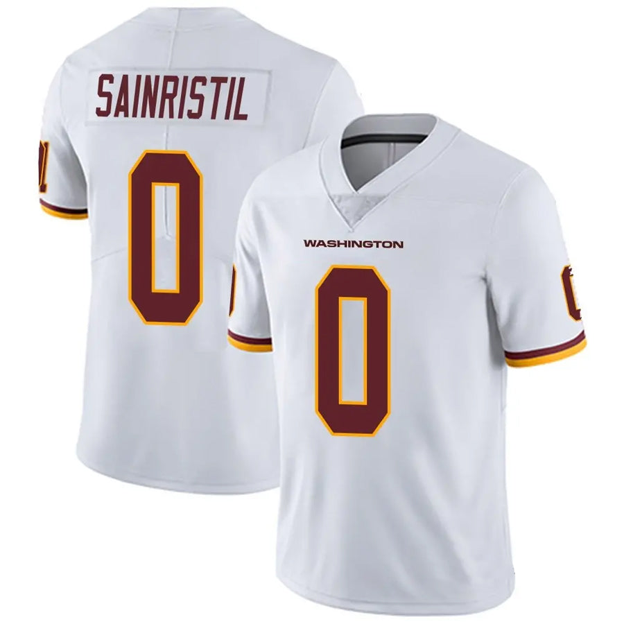Punc W.Commanders #0 Mike Sainristil Player White Vapor Untouchable Limited Stitched Jerseys