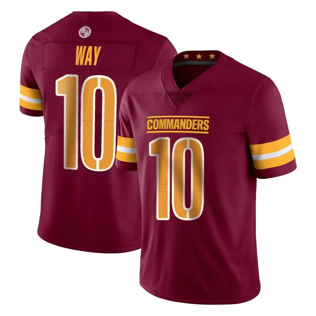 Punc W.Commanders #10 Tress Way Player Burgundy Limited Vapor Home Game Stitched Jerseys