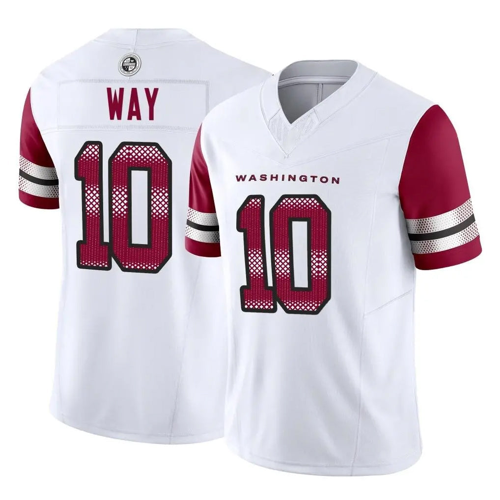Punc W.Commanders #10 Tress Way Player White Vapor F.U.S.E. Limited Home Game Stitched Jerseys