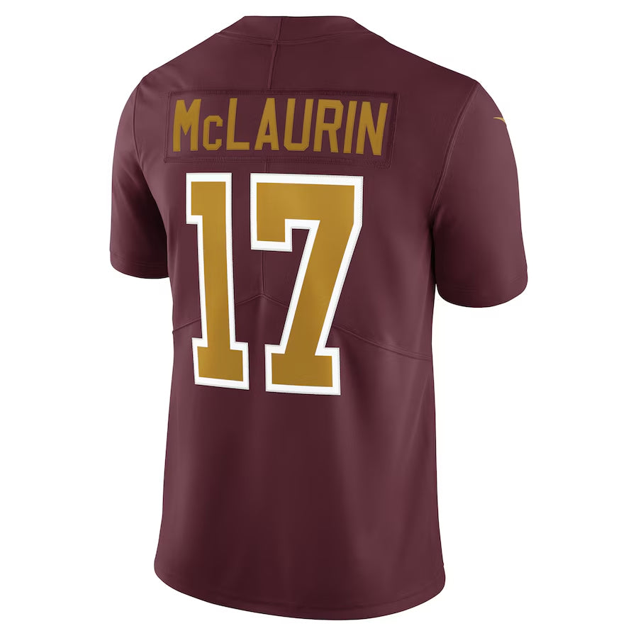 Punc W.Commanders #17 Terry McLaurin Player Burgundy Alternate Vapor Limited Stitched Jerseys