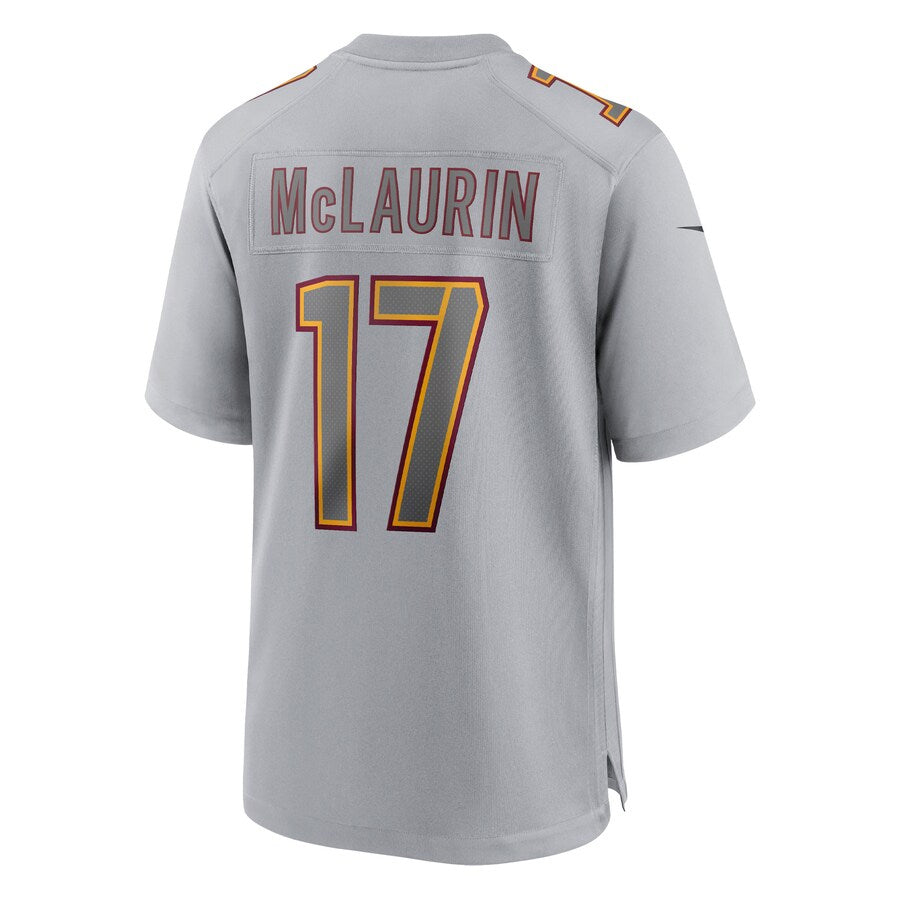 PuncW.Commanders #17 Terry McLaurin Player Gray Fashion Game Stitched Jerseys