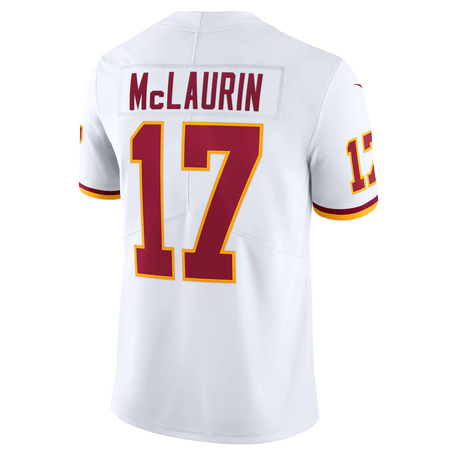 Punc W.Commanders #17 Terry McLaurin Player White Vapor Limited Stitched Jerseys