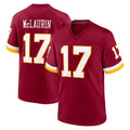 Punc W.Commanders #17 Terry Mclaurin Player Burgundy Game Home Stitched Jerseys