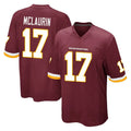 Punc W.Commanders #17 Terry Mclaurin Player Burgundy Team Color Home Game Stitched Jerseys