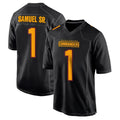 Punc W.Commanders #1 Deebo Samuel Sr Player Black Fashion Game Football Jerseys