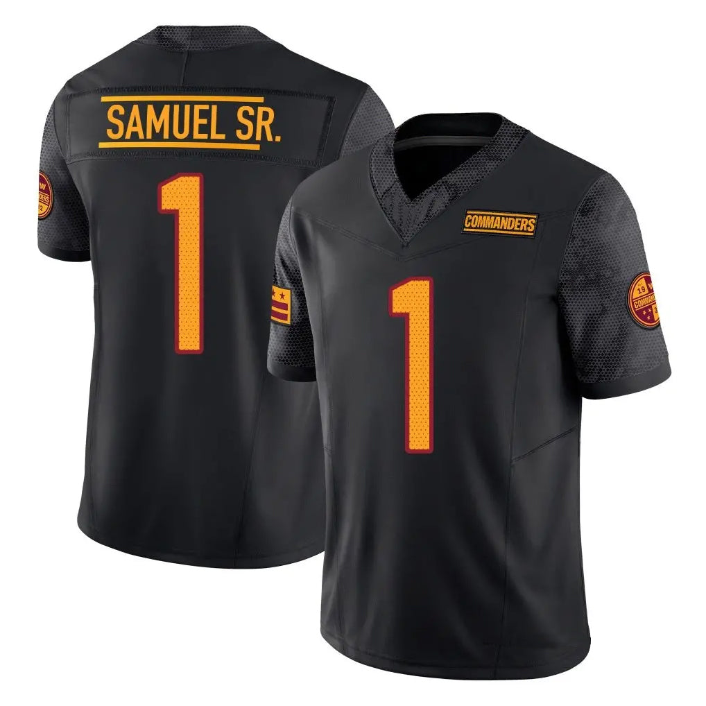 Punc W.Commanders #1 Deebo Samuel Sr Player Black Vapor F.U.S.E. Limited Football Jerseys