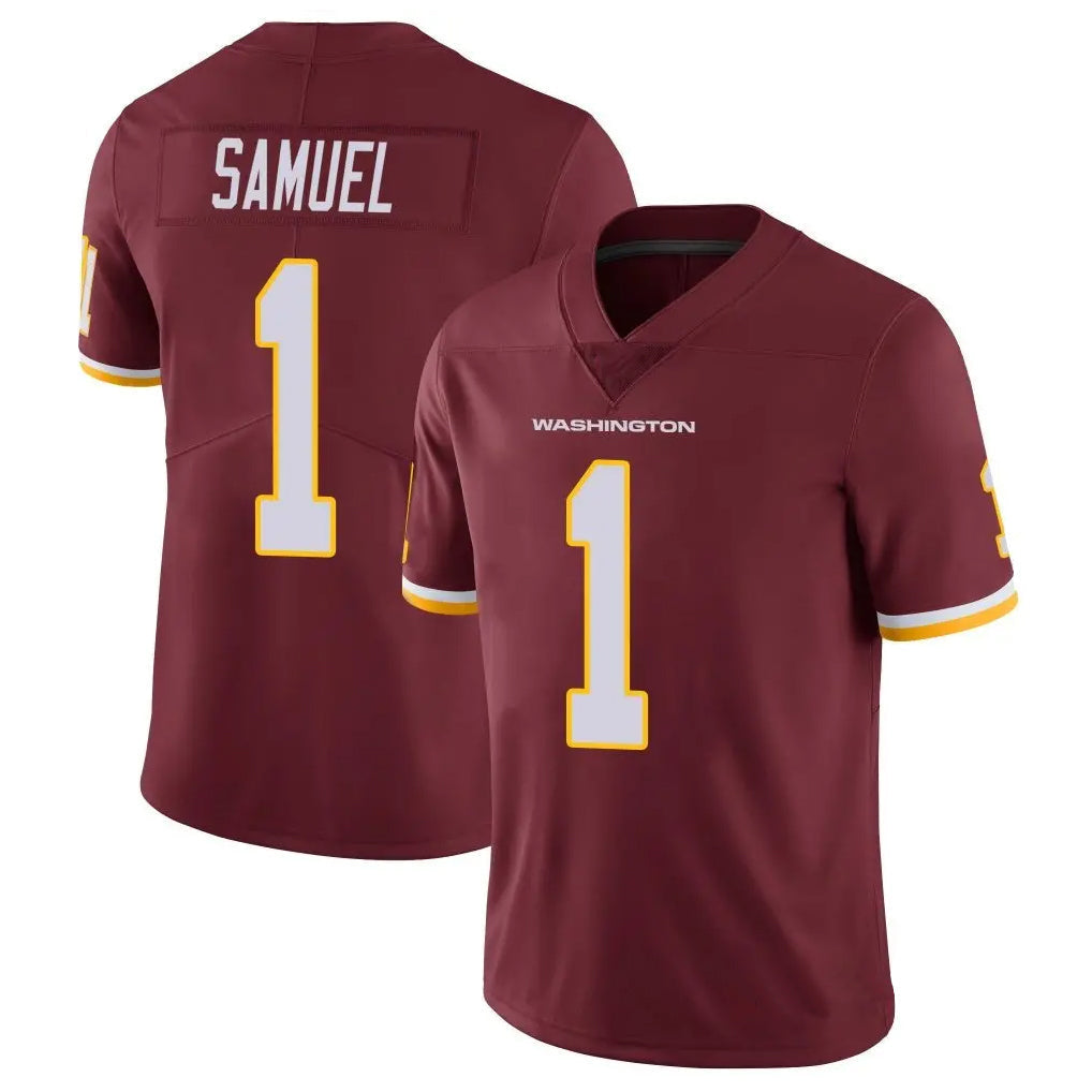 Punc W.Commanders #1 Deebo Samuel Sr Player Burgundy Vapor Limited Stitched Jerseys