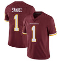 Punc W.Commanders #1 Deebo Samuel Sr Player Burgundy Vapor Limited Stitched Jerseys