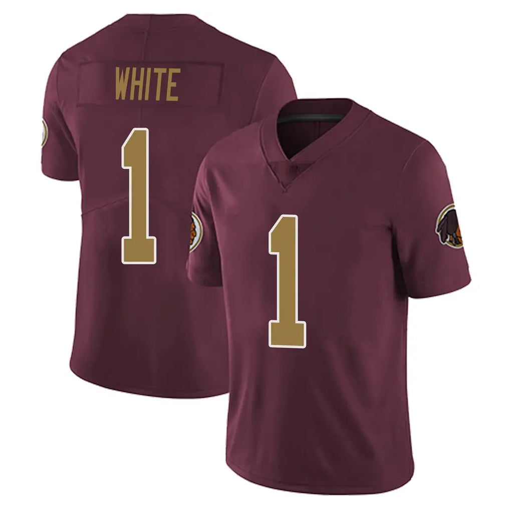 Punc W.Commanders #1 Rachaad White Player Burgundy Alternate Vapor Untouchable Home Game Stitched Jerseys