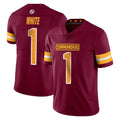 Punc W.Commanders #1 Rachaad White Player Burgundy Limited Vapor Home Game Stitched Jerseys