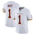 Punc W.Commanders #1 Rachaad White Player White Limited Vapor Untouchable Home Game Stitched Jerseys