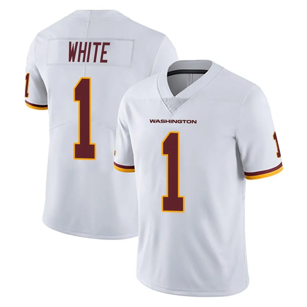 Punc W.Commanders #1 Rachaad White Player White Limited Vapor Untouchable Home Game Stitched Jerseys
