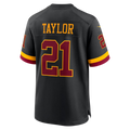 Punc W.Commanders #21 Sean Taylor Black Hail Raiser Alternate Retired Player Game Stitched Jerseys
