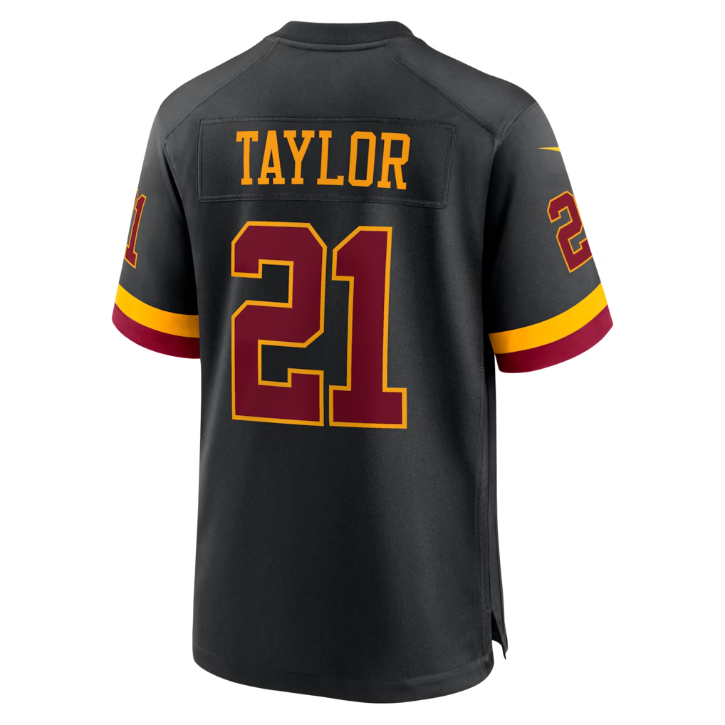 Punc W.Commanders #21 Sean Taylor Black Hail Raiser Alternate Retired Player Game Stitched Jerseys
