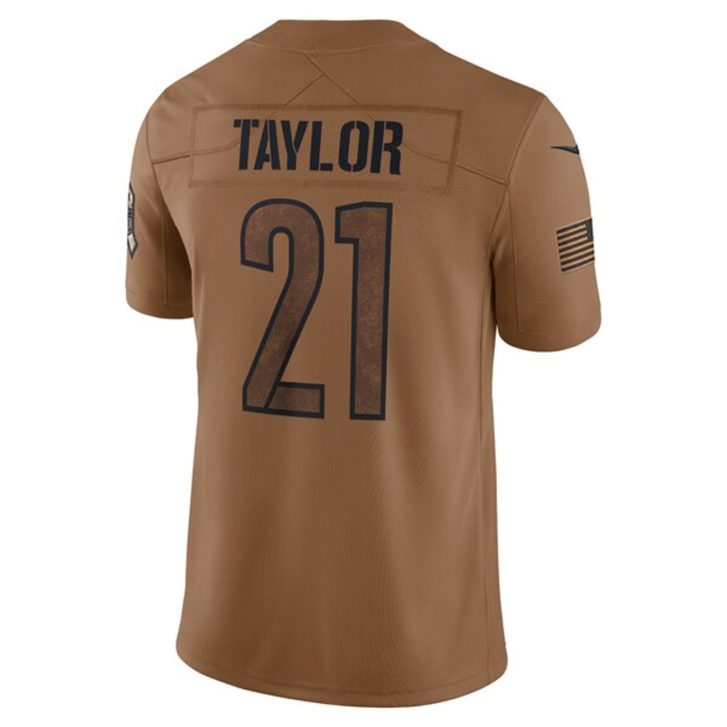 Punc W.Commanders #21 Sean Taylor Player Brown Salute To Service Limited Stitched Jerseys