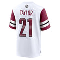 Punc W.Commanders #21 Sean Taylor Player White Home Game Stitched Jerseys