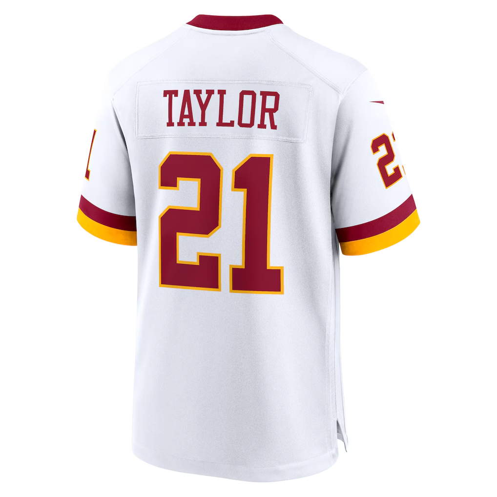 Punc W.Commanders #21 Sean Taylor White Game Super Bowl Era Stitched Jerseys