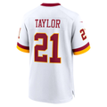 Punc W.Commanders #21 Sean Taylor White Game Super Bowl Era Stitched Jerseys