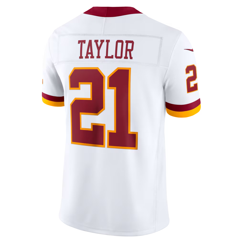 Punc W.Commanders #21 Sean Taylor White Vapor F.U.S.E. Stitched Retired Limited Stitched Jerseys