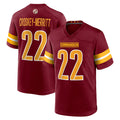Punc W.Commanders #22 Jacory Croskey-Merritt Player Burgundy Home Game Stitched Jerseys