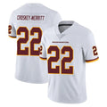 Punc W.Commanders #22 Jacory Croskey-Merritt Player White Limited Vapor Untouchable Home Game Stitched Jerseys