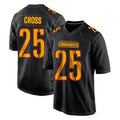 Punc W.Commanders #25 Nick Cross Player Black Carbon Fashion Home Game Stitched Jerseys