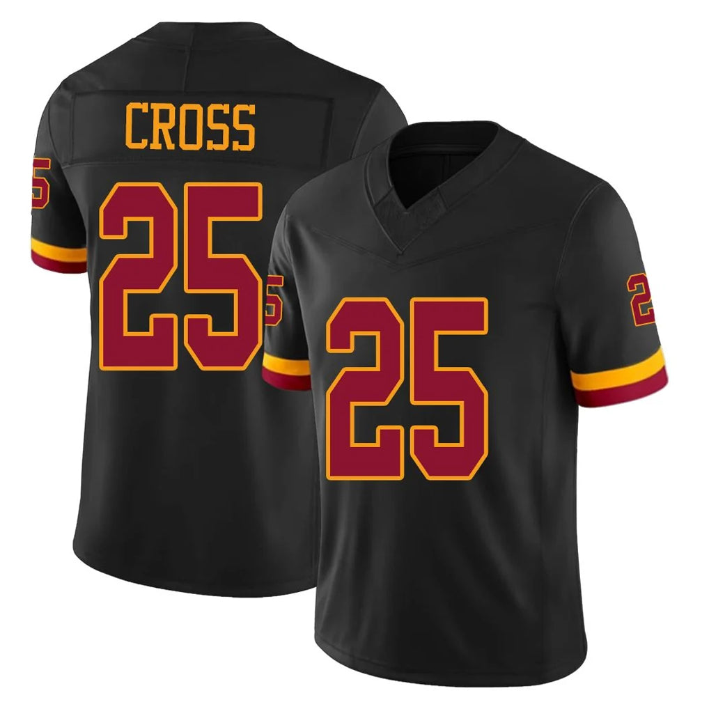 Punc W.Commanders #25 Nick Cross Player Black Limited Vapor Home Game Stitched Jerseys