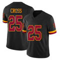 Punc W.Commanders #25 Nick Cross Player Black Limited Vapor Home Game Stitched Jerseys