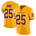 Punc W.Commanders #25 Nick Cross Player Gold Limited Color Rush Home Game Stitched Jerseys