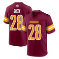 Punc W.Commanders #28 Darrell Green Player Burgundy Home Game Stitched Jerseys