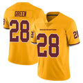 Punc W.Commanders #28 Darrell Green Player  Gold Vapor Limited Stitched Jerseys