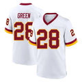 Punc W.Commanders #28 Darrell Green Player White Game Stitched Jerseys