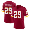 Punc W.Commanders #29 Rasul Douglas Player Burgundy Game Home Stitched Jerseys