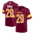 Punc W.Commanders #29 Rasul Douglas Player Burgundy Home Game Stitched Jerseys