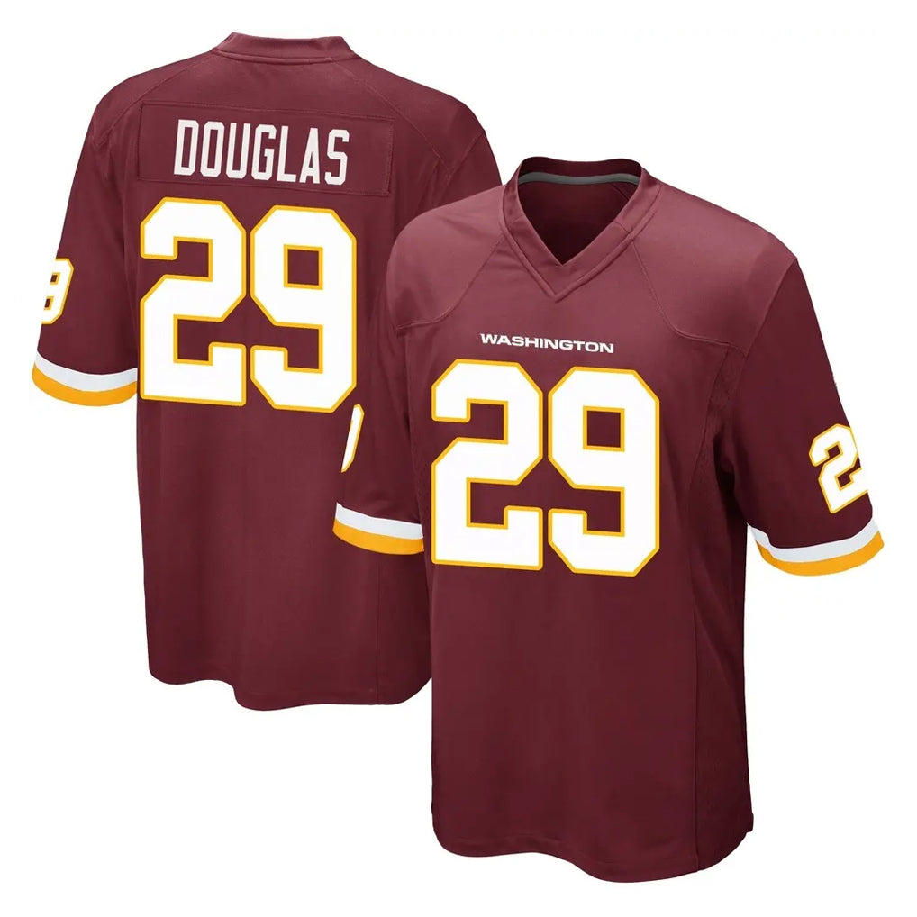 Punc W.Commanders #29 Rasul Douglas Player Burgundy Team Color Home Game Stitched Jerseys