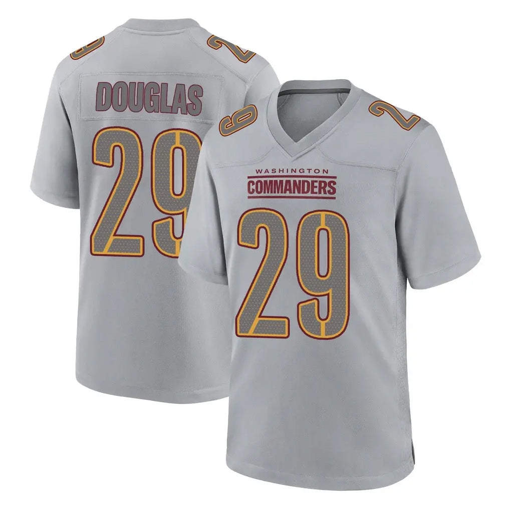 Punc W.Commanders #29 Rasul Douglas Player Gray Atmosphere Fashion Home Game Stitched Jerseys