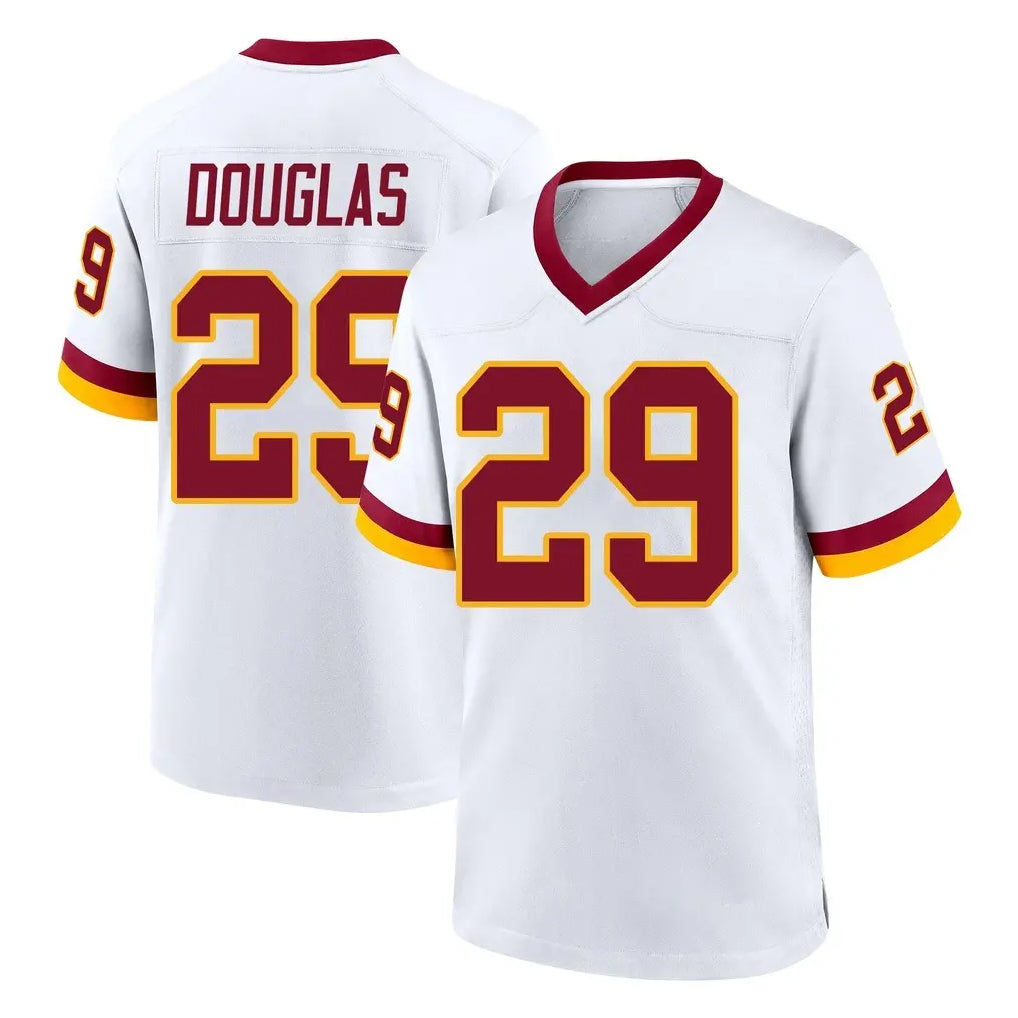 Punc W.Commanders #29 Rasul Douglas Player White Home Game Stitched Jerseys