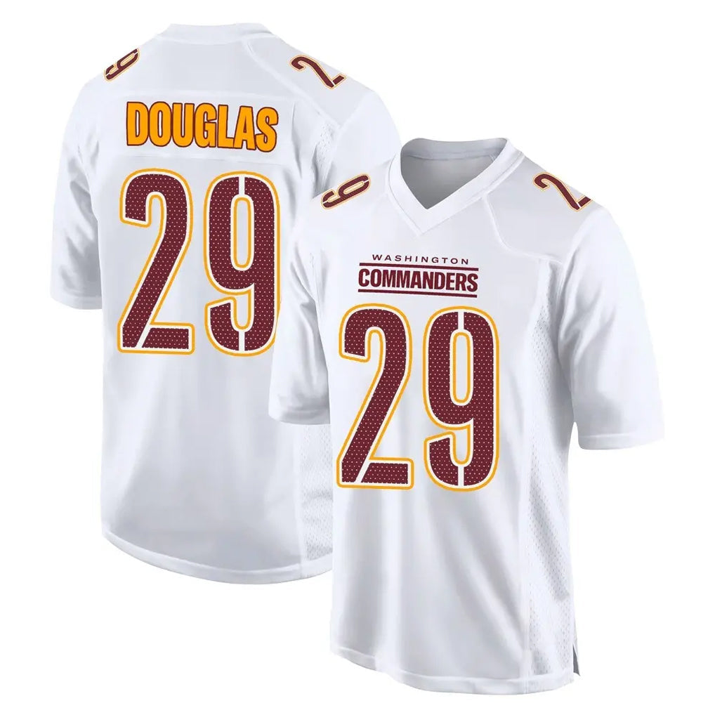 Punc W.Commanders #29 Rasul Douglas Player White Tundra Fashion Home Game Stitched Jerseys
