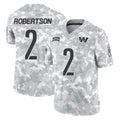 Punc W.Commanders #2 Amik Robertson Player Arctic Camo Limited Salute To Service Home Game Stitched Jerseys
