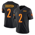 Punc W.Commanders #2 Amik Robertson Player Black Limited Vapor F.U.S.E. Home Game Stitched Jerseys