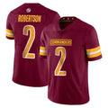 Punc W.Commanders #2 Amik Robertson Player Burgundy Limited Vapor Home Game Stitched Jerseys