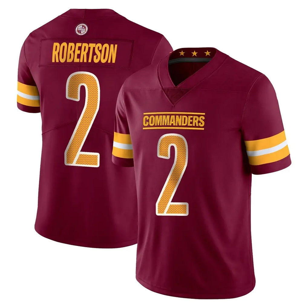 Punc W.Commanders #2 Amik Robertson Player Burgundy Limited Vapor Home Game Stitched Jerseys